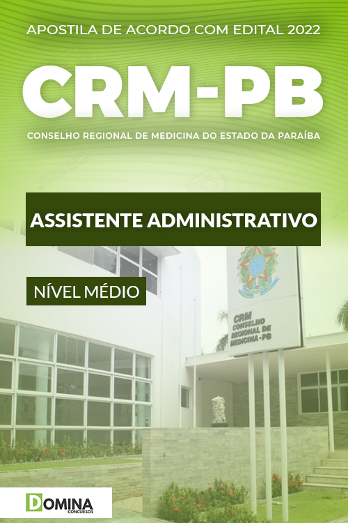 Apostila Digital CRM PB 2022 Assistente Administrativo
