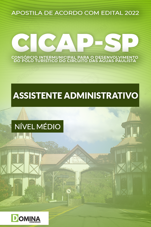 Apostila Digital CICAP SP 2022 Assistente Administrativo