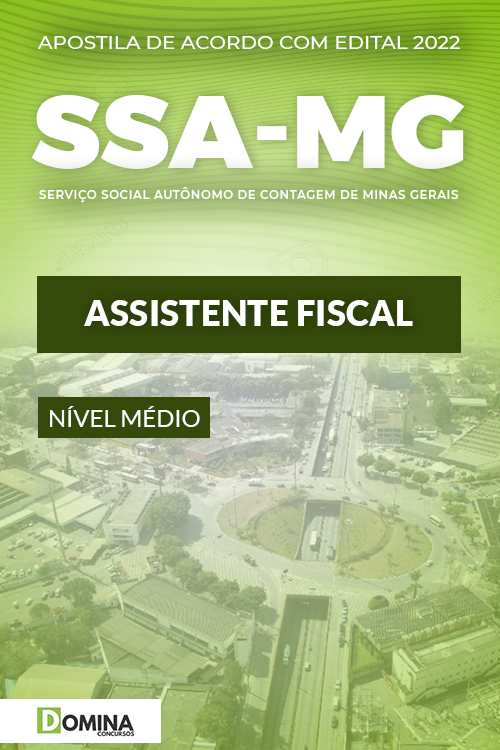Apostila Seletivo SSA Contagem MG 2022 Assistente Fiscal