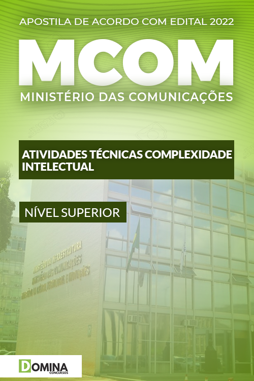 Apostila Ministério das Comunicações 2022 Complexibilidade Intelectual