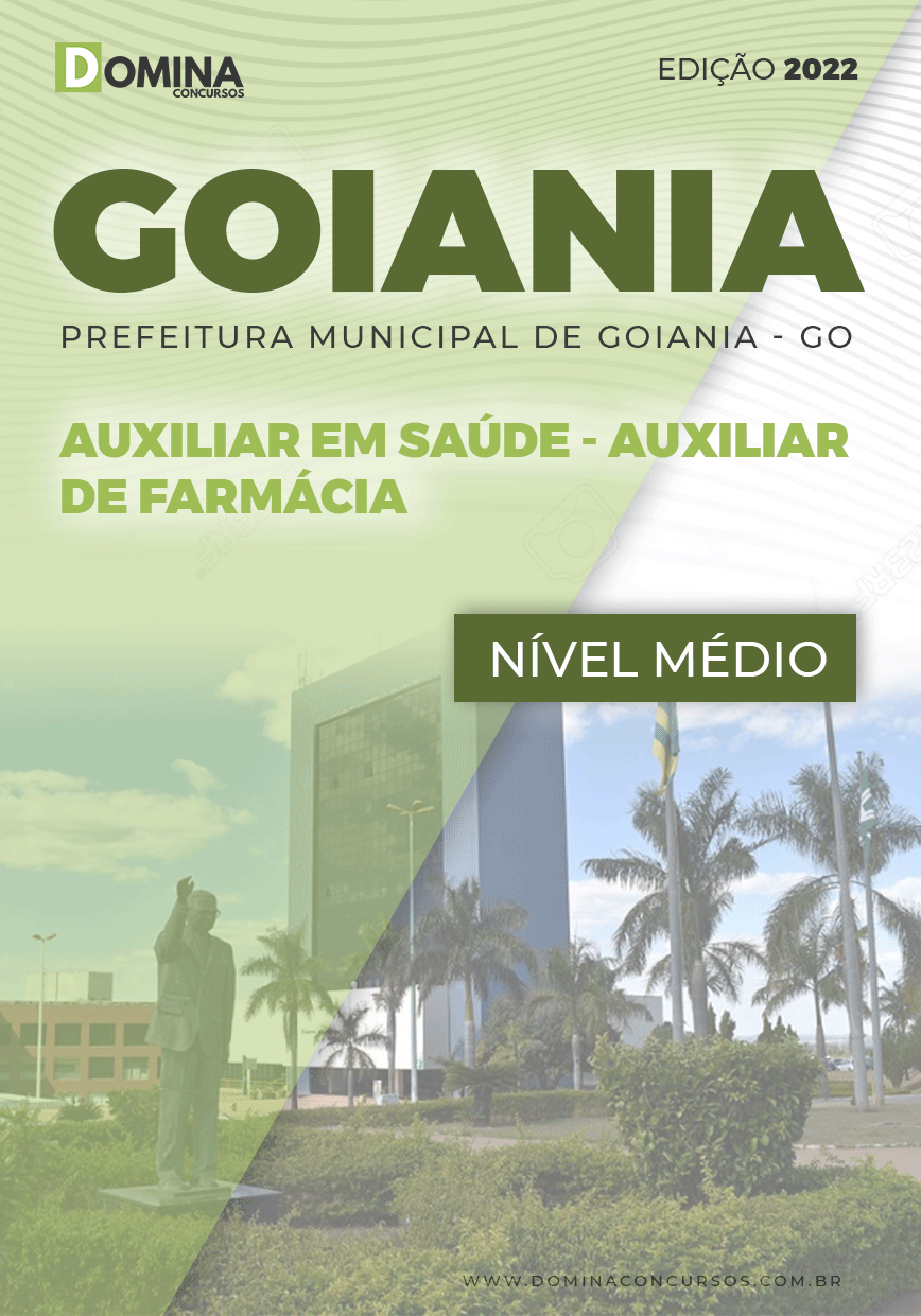 Apostila Pref Goiânia GO 2022 Auxiliar Saúde Farmácia