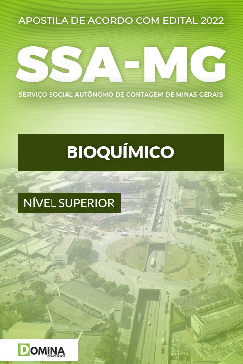 Apostila Seletivo SSA Contagem MG 2022 Bioquímico