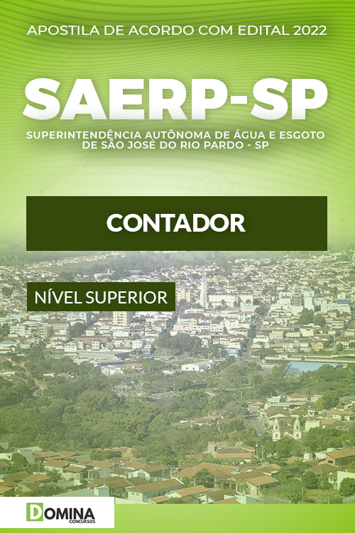 Apostila SAERP São José Rio Pardo SP 2022 Contador