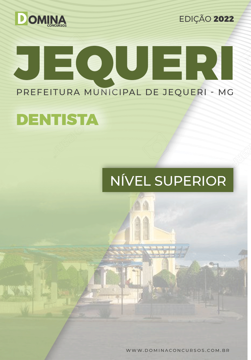 Apostila Digital Concurso Pref Jequeri MG 2022 Dentista