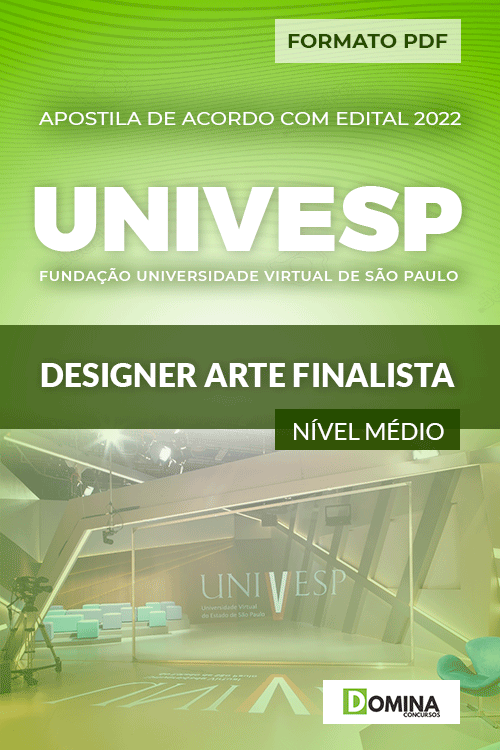 Apostila Seletivo UNIVESP 2022 Designer Arte Finalista