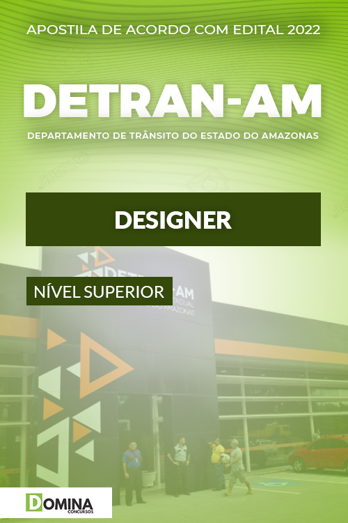 Apostila Digital Concurso Detran AM 2022 Designer