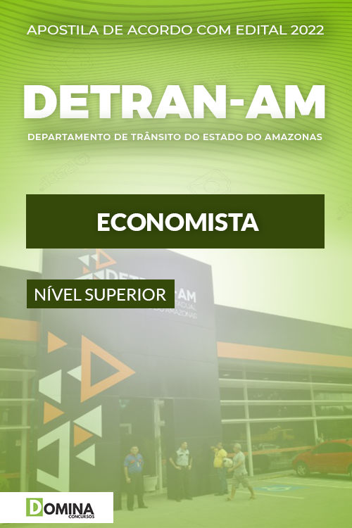 Apostila Digital Concurso Detran AM 2022 Economista