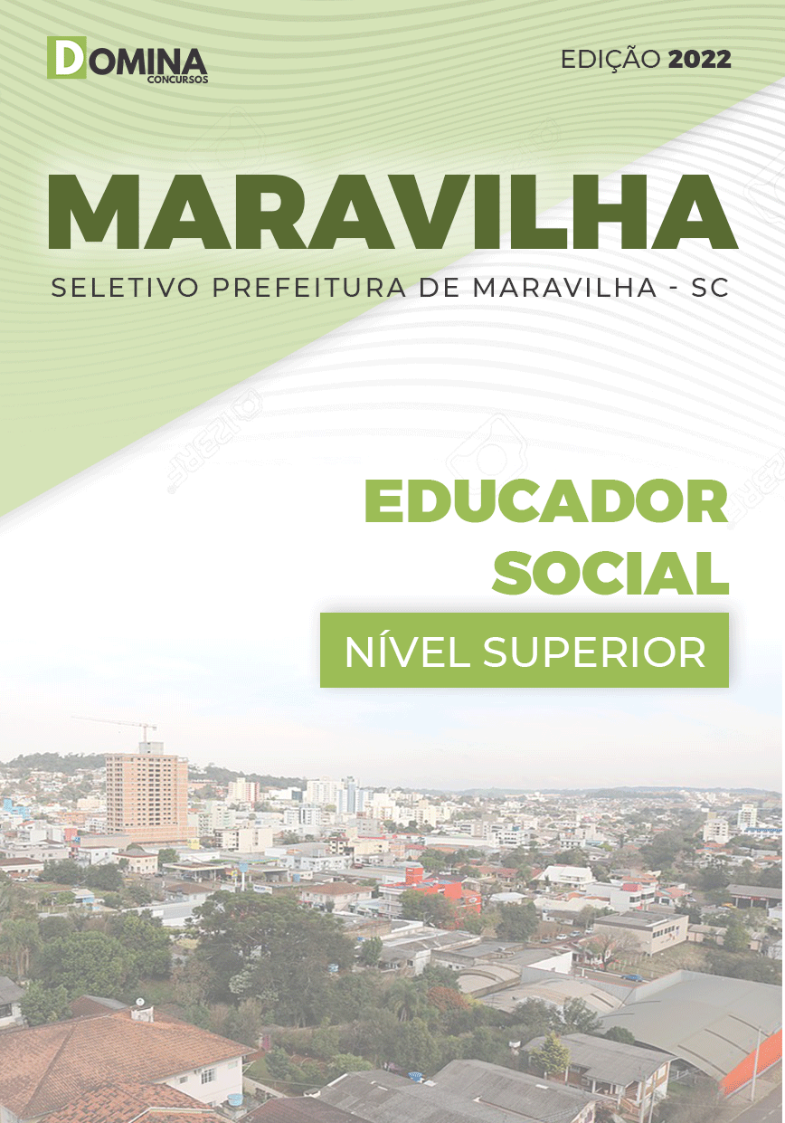 Apostila Seletivo Pref Maravilha SC 2022 Educador Social
