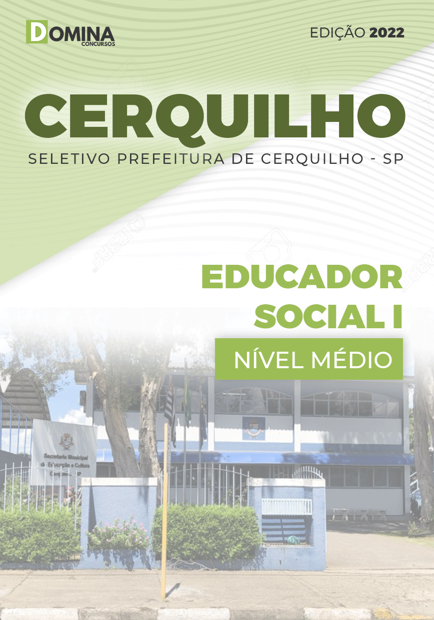 Apostila Seletivo Pref Cerquilho SP 2022 Educador Social I