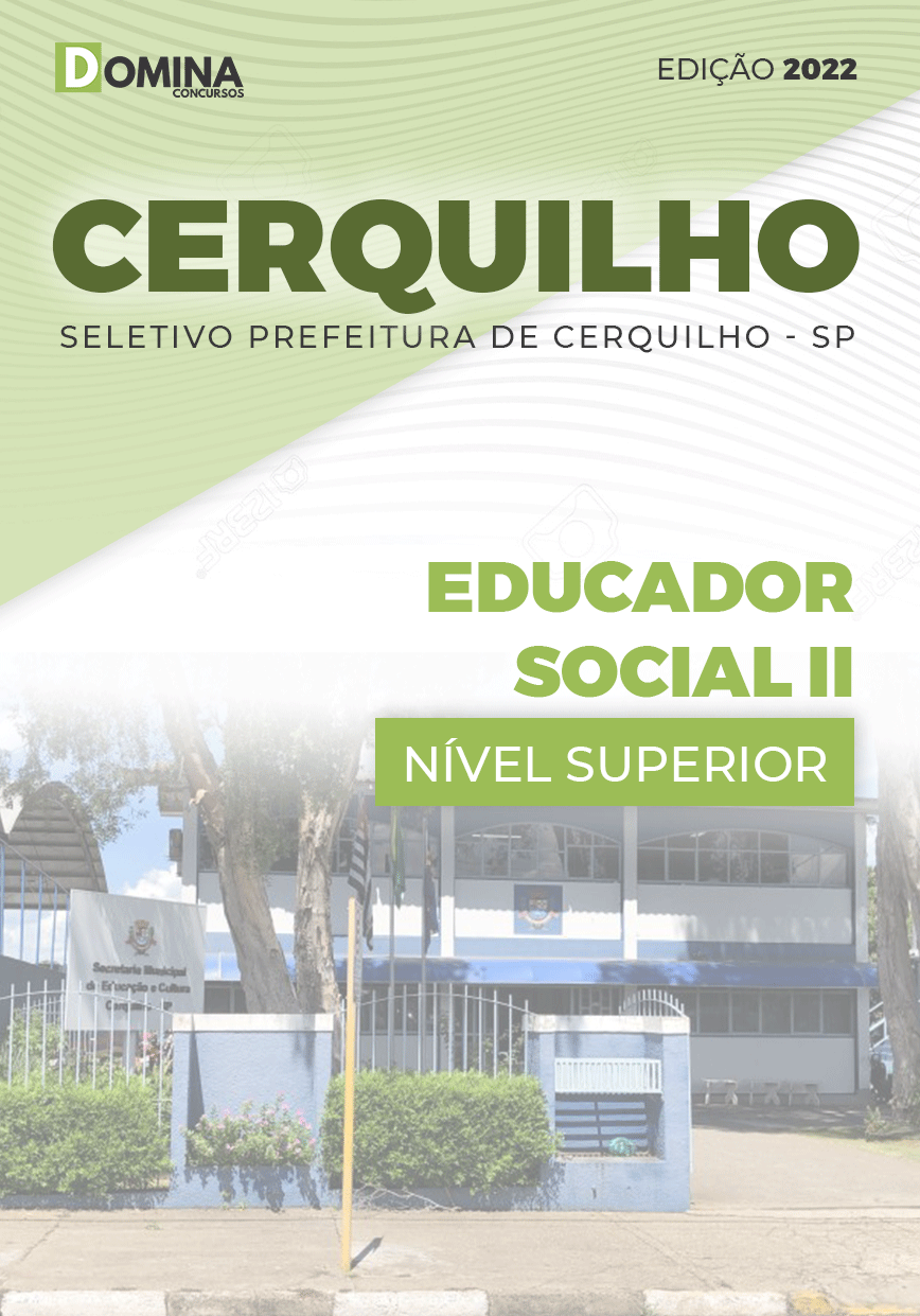 Apostila Seletivo Pref Cerquilho SP 2022 Educador Social II