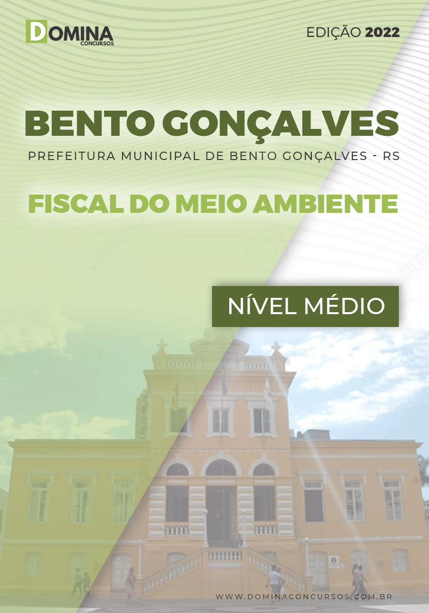 Apostila Pref Bento Gonçalves RS 2022 Fiscal Meio Ambiente