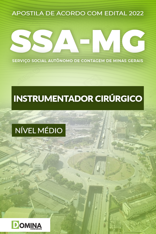 Apostila SSA Contagem MG 2022 Instrumentador Cirúrgico