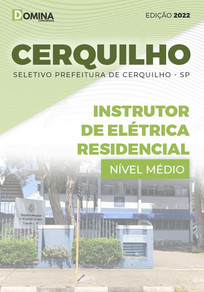 Apostila Pref Cerquilho SP 2022 Instrutor Elétrica Residencial