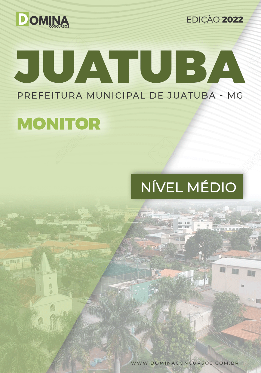 Apostila Digital Concurso Pref Juatuba MG 2022 Monitor