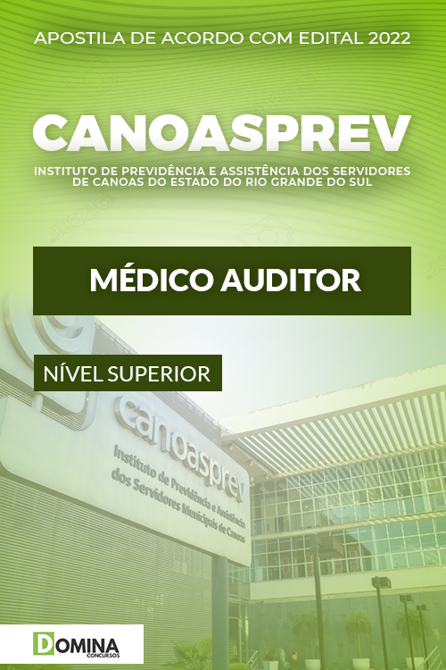 Apostila Concurso Canoasprev RS 2022 Médico Auditor