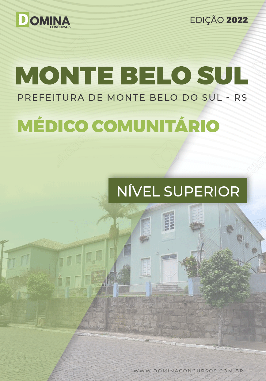 Apostila Pref Monte Belo Sul RS 2022 Médico Comunitário
