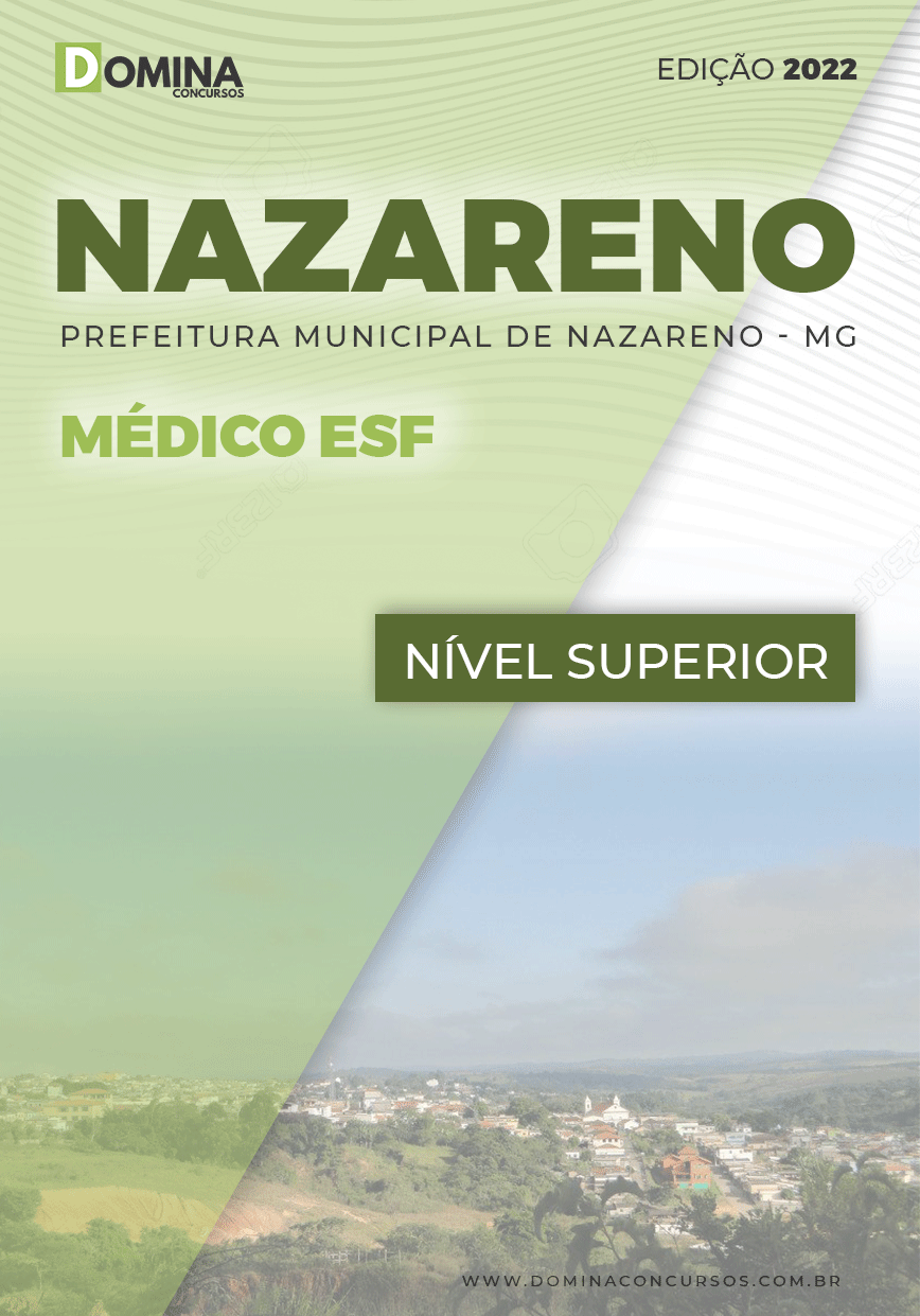 Apostila Concurso Pref Nazareno MG 2022 Médico ESF