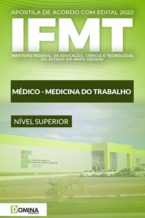 Apostila Concurso IFMT 2022 Médico Medicina Trabalho
