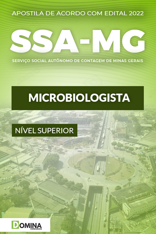 Apostila Seletivo SSA Contagem MG 2022 Microbiologista
