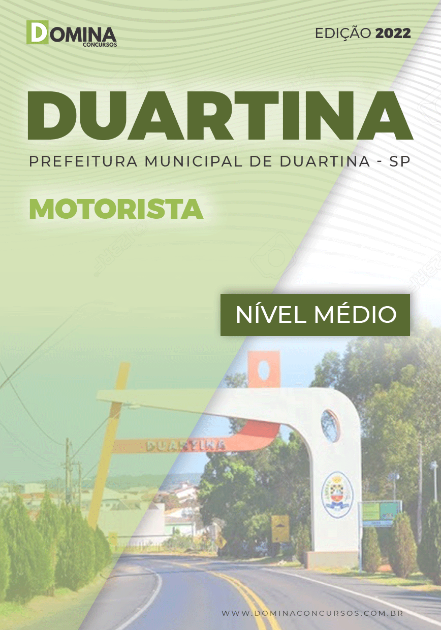 Apostila Concurso Pref Duartina SP 2022 Motorista