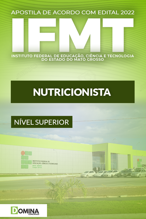 Apostila Digital Concurso Público IFMT 2022 Nutricionista
