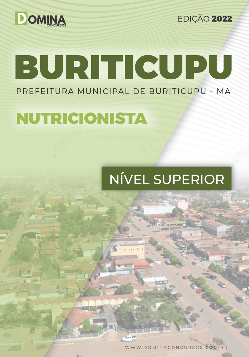 Apostila Concurso Pref Buriticupu MA 2022 Nutricionista