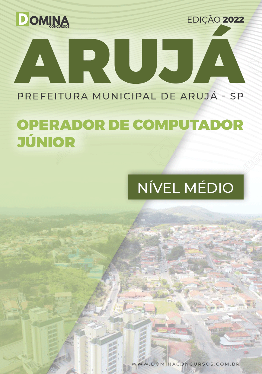 Apostila Pref Arujá SP 2022 Operador Computador Júnior