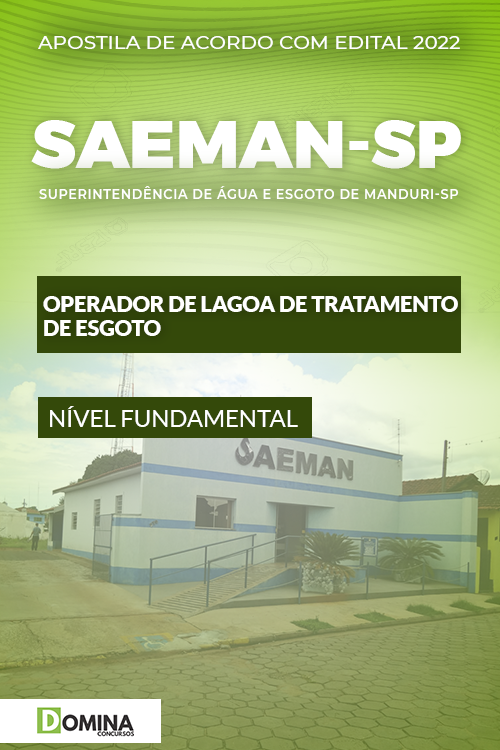 Apostila SEAMAN SP 2022 Op. Lagoa Tratamento Esgoto