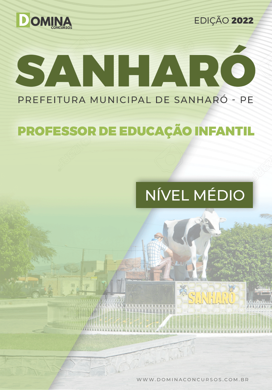 Apostila Pref Sanharó PE 2022 Professor Educação Infantil