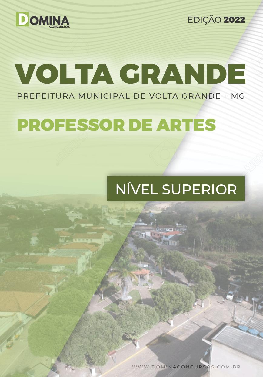 Apostila Pref Volta Grande MG 2022 Professor Artes