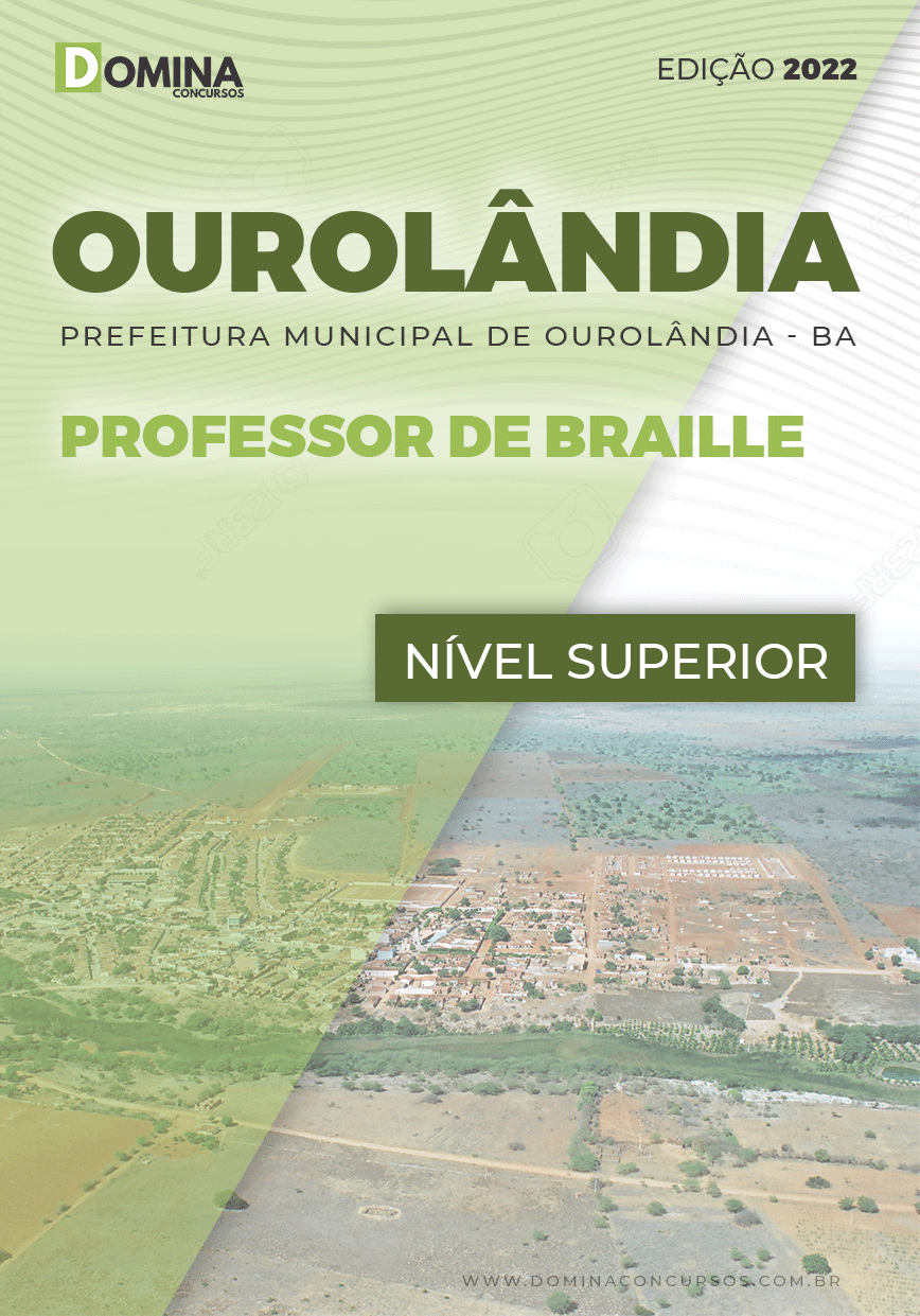 Apostila Pref Ourolândia BA 2022 Professor Braille