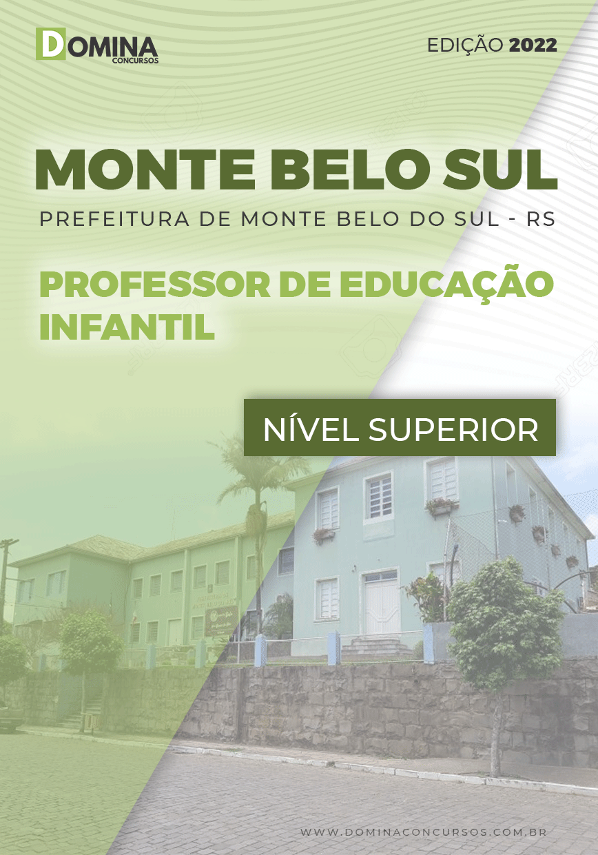 Apostila Pref Monte Belo Sul RS 2022 Prof. Educação Infantil