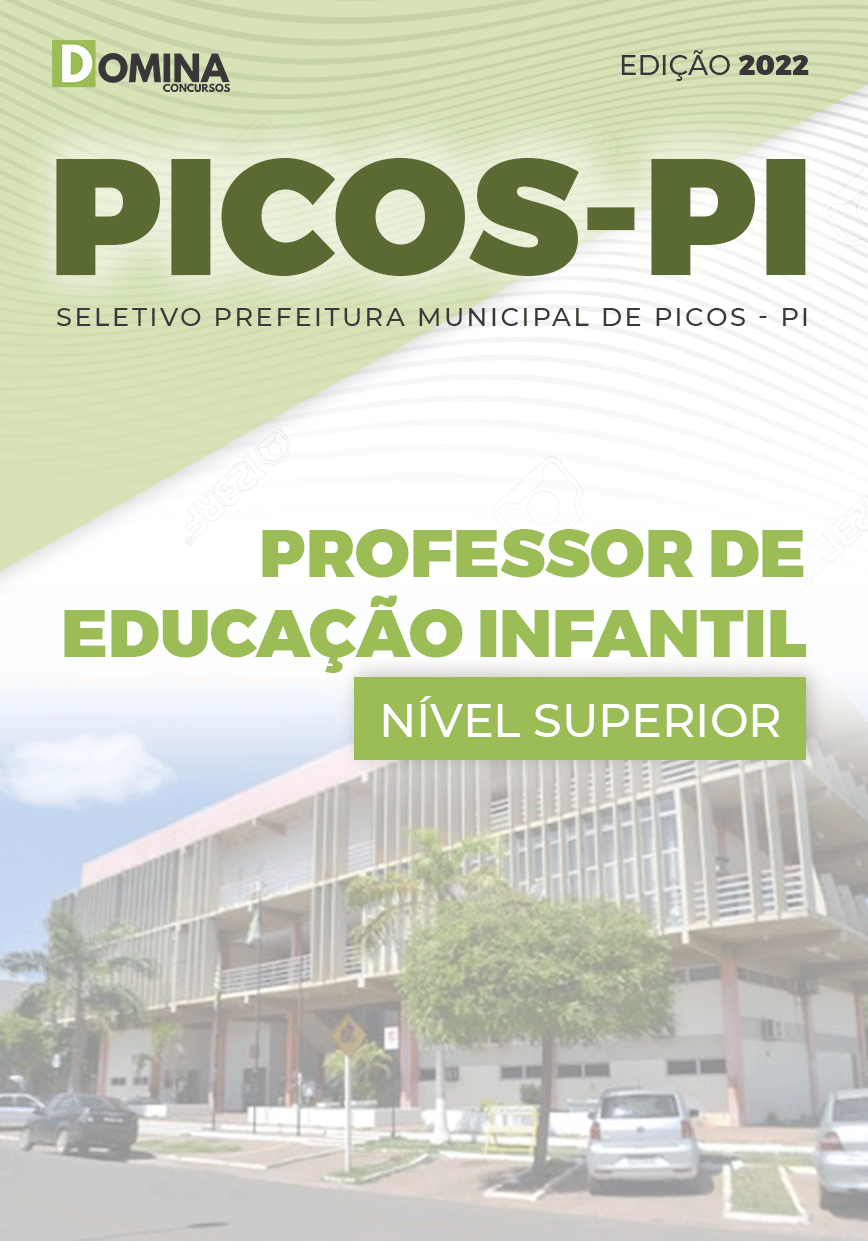Apostila Pref Pico PI 2022 Professor Educação Infantil