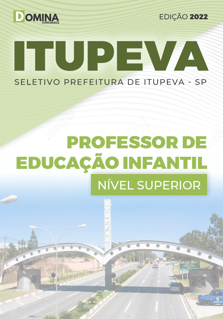 Apostila Pref Itupeva SP 2022 Professor Educação Infantil