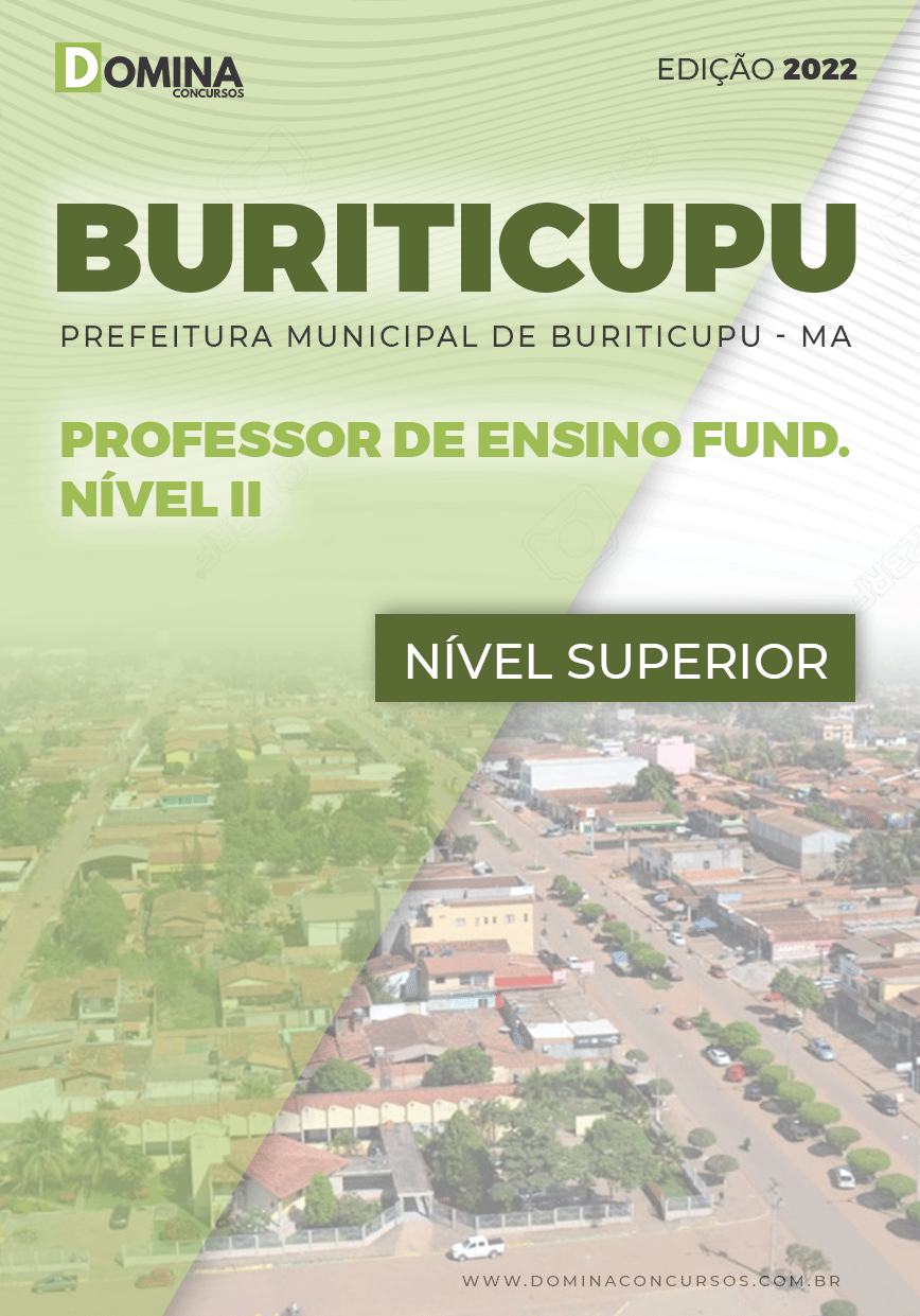 Apostila Pref Buriticupu MA 2022 Prof. Ens. Fund. Nível II