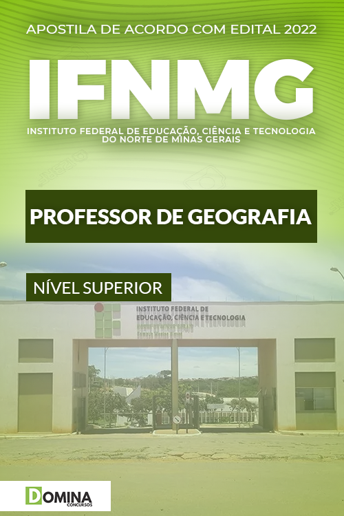 Apostila Concurso IFNMG 2022 Professor Geografia