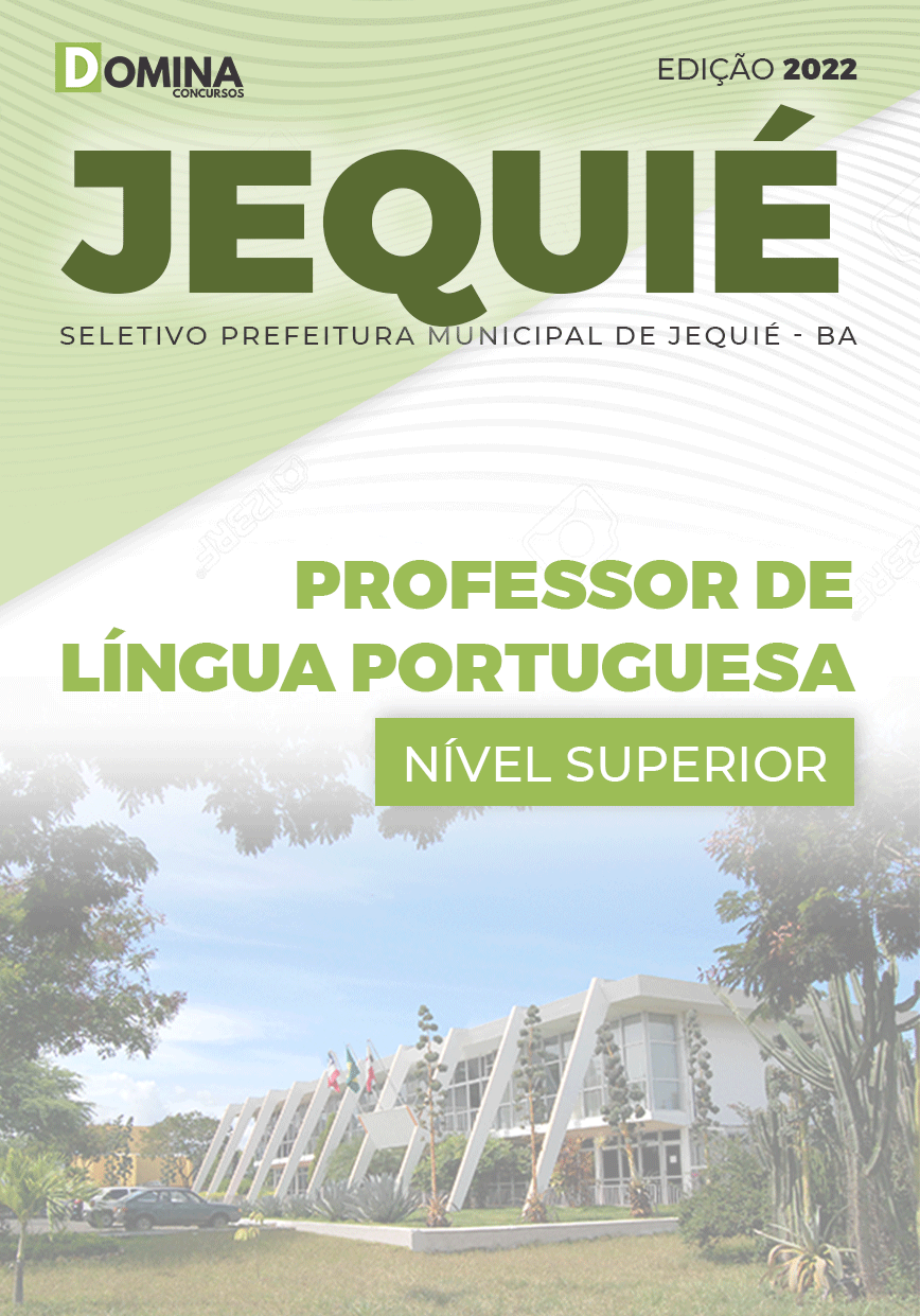 Apostila Pref Jequié BA 2022 Professor Língua Portuguesa
