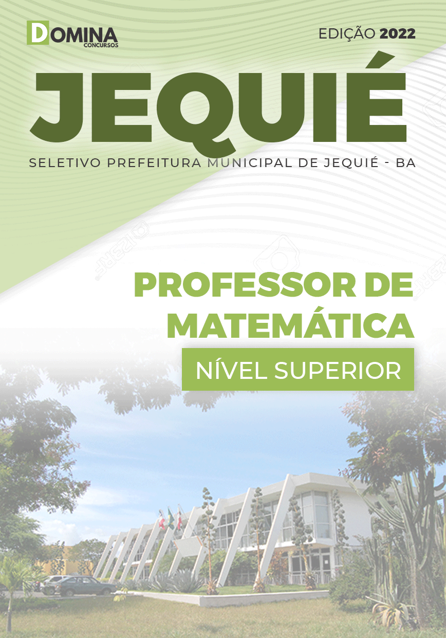 Apostila Pref Jequié BA 2022 Professor Língua Matemática