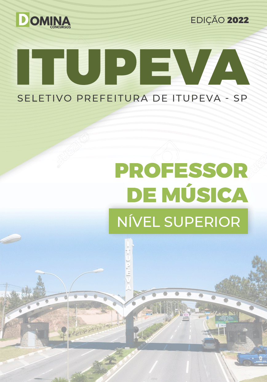 Apostila Seletivo Pref Itupeva SP 2022 Professor Música