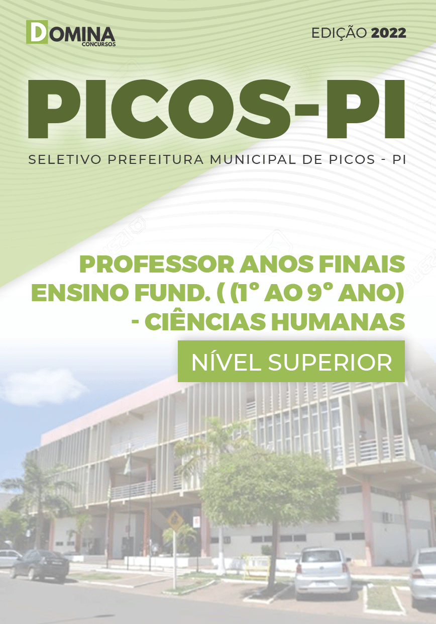 Apostila Pref Picos PI 2022 Prof. Fund. Ciências Humanas