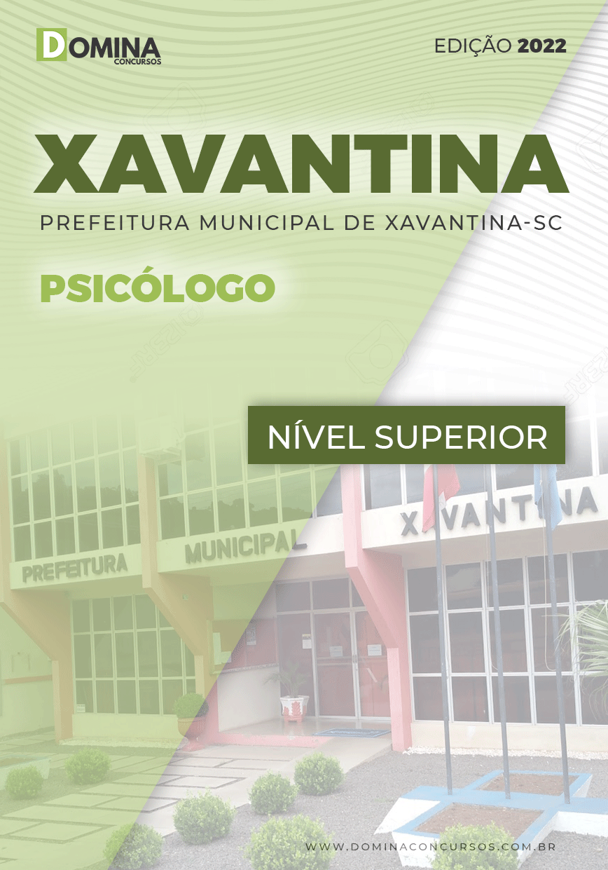 Apostila Concurso Pref Xavantiva SC 2022 Psicólogo