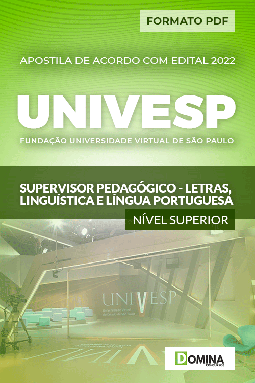 Apostila UNIVESP 2022 Super. Ped. Let. Ling. Portuguesa