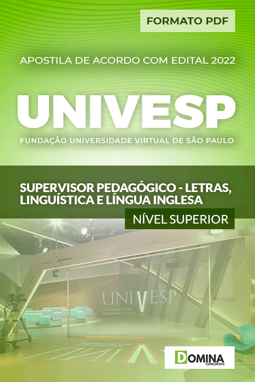 Apostila UNIVESP 2022 Super. Ped. Let. Linguística Inglesa