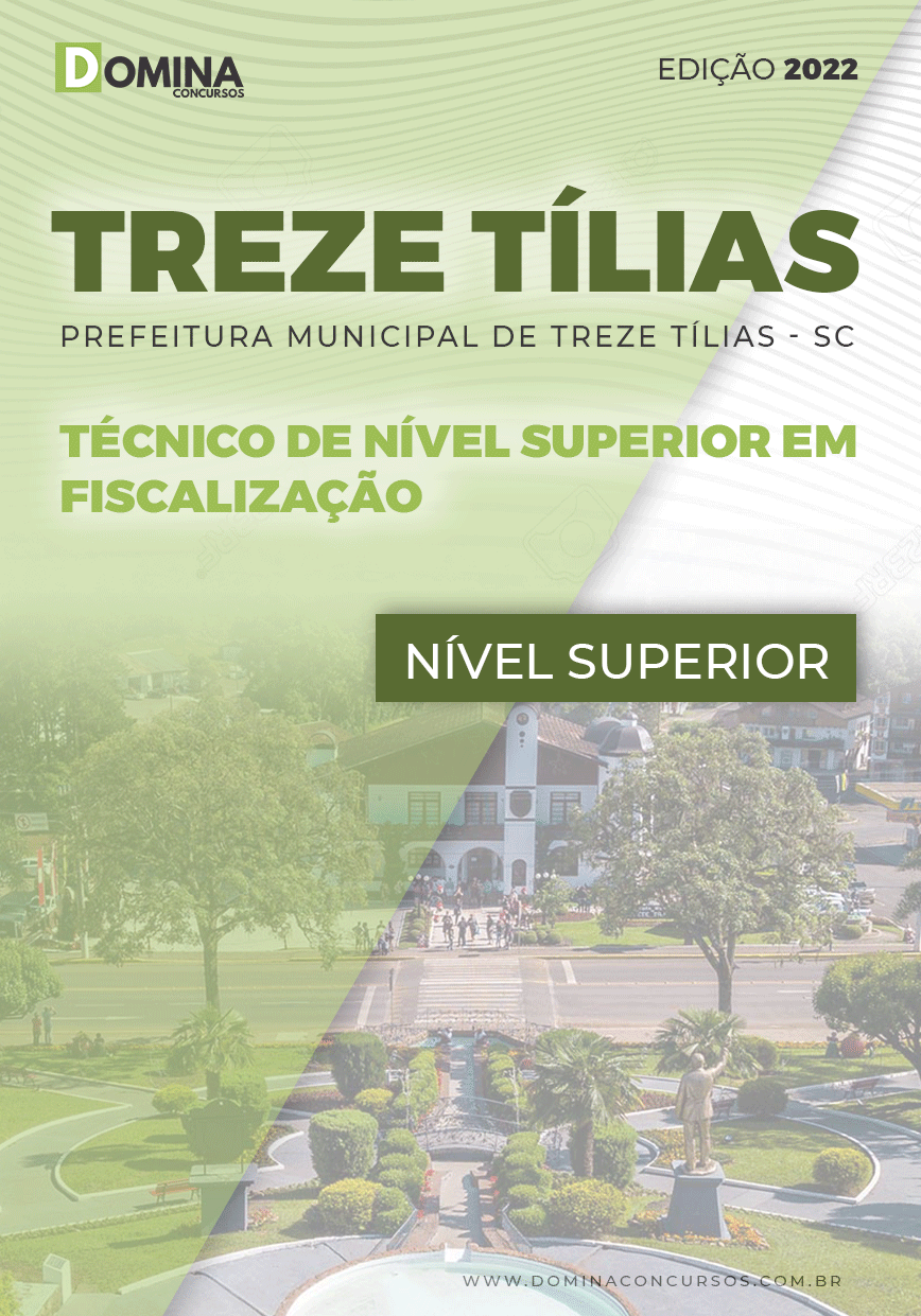 Apostila Pref Treze Tílias SC 2022 Téc. Municipal Fiscalização