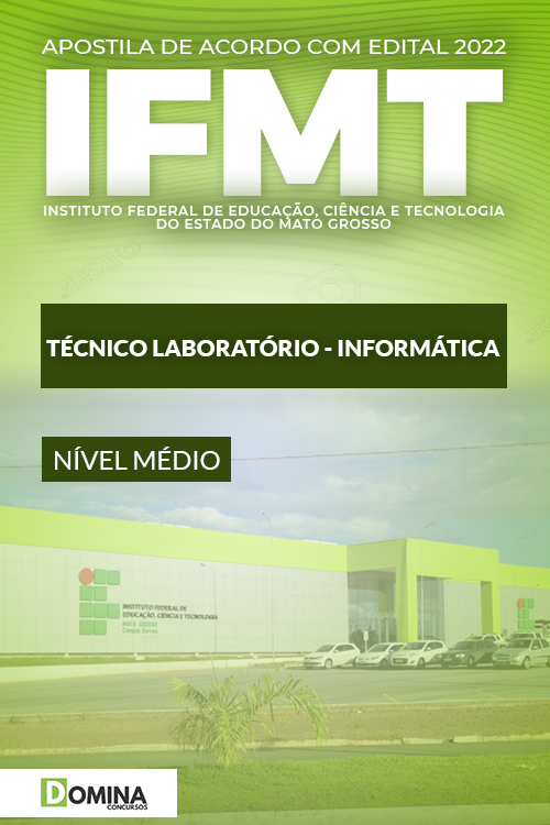 Apostila Público IFMT 2022 Técnico Laboratório Informática