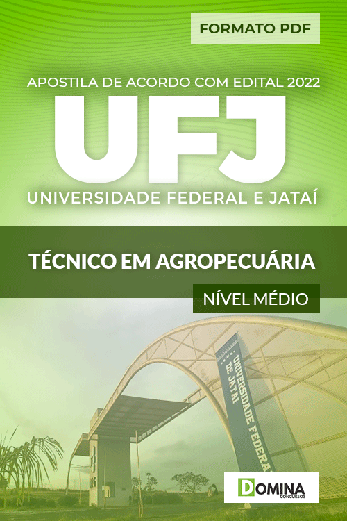 Apostila Concurso UFJ GO 2022 Técnico Agropecuária