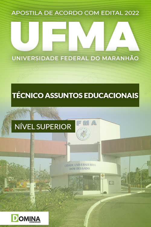Apostila UFMA 2022 Técnico Assuntos Educacionais
