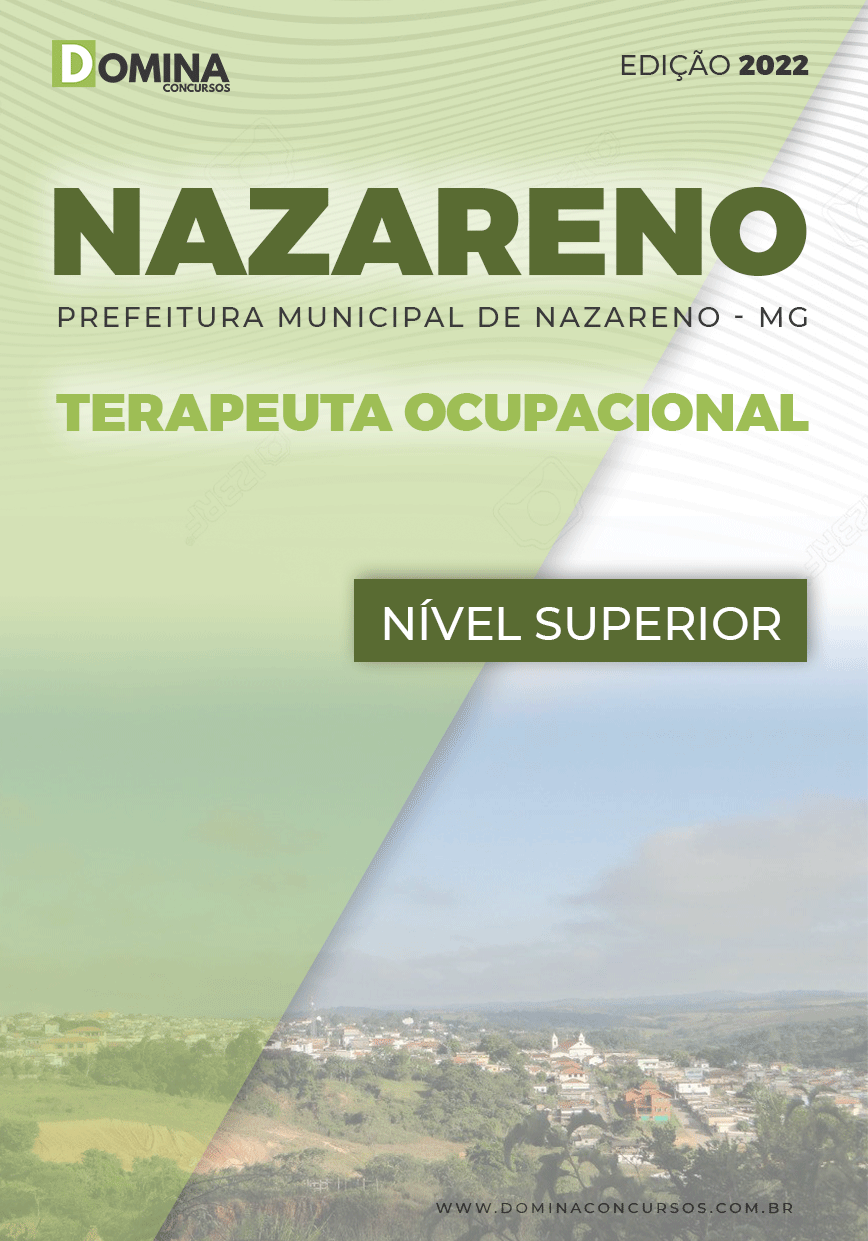 Apostila Pref Nazareno MG 2022 Terapeuta Ocupacional