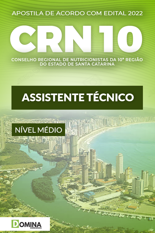 Apostila Digital CRN 10 SC 2022 Assistente Técnico