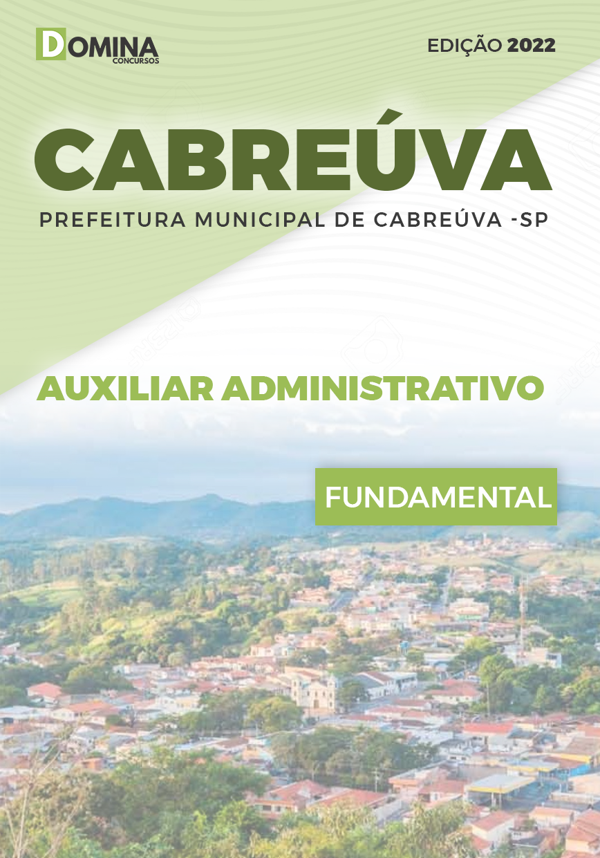 Apostila Pref Cabreúva SP 2022 Auxiliar Administrativo